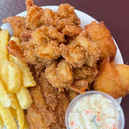 6pc Shrimp Dinner.