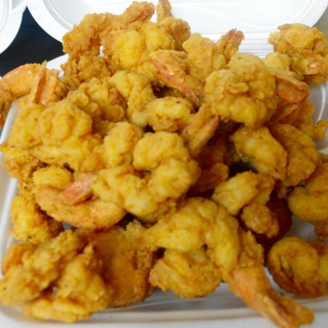 Shrimp, Wings, & Fries.