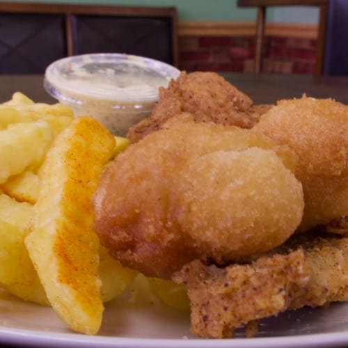 Flounder Dinner.
