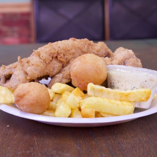 6pc Croaker Dinner.
