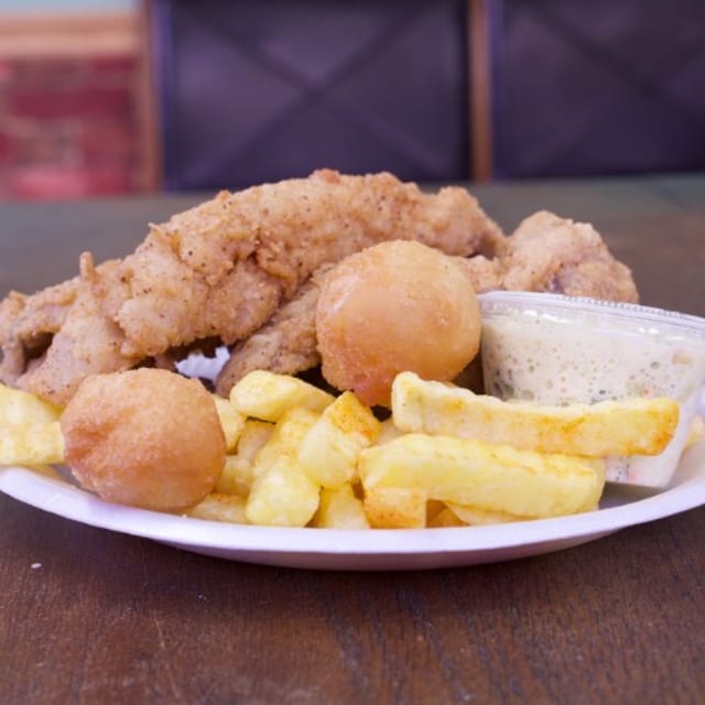 6pc Croaker Dinner.