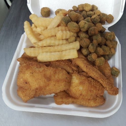 Tilapia Dinner.