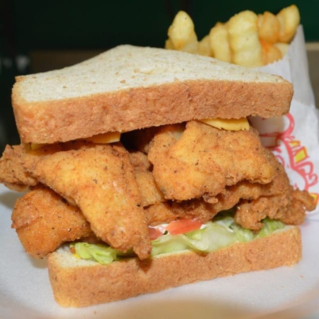 Perch Sandwich.