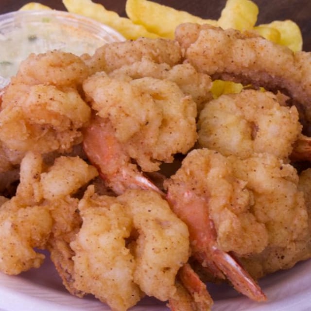 Catfish & Shrimp Dinner.