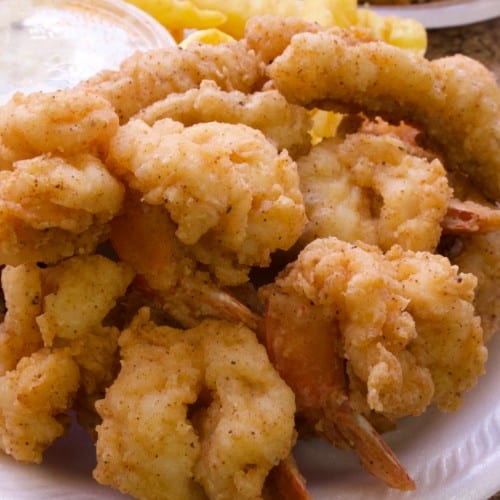 Perch & Shrimp Dinner.